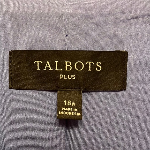 Talbots Plus Blue Blazer - Picture 2 of 9